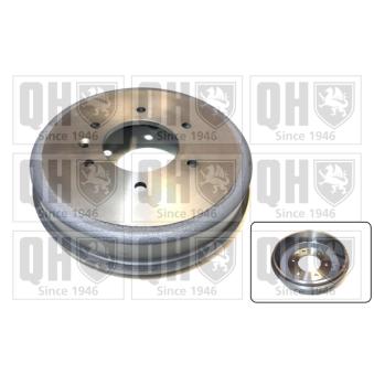 Tambour de frein QUINTON HAZELL BDR221 pour ISUZU MIDI 2.4 TD - 76cv