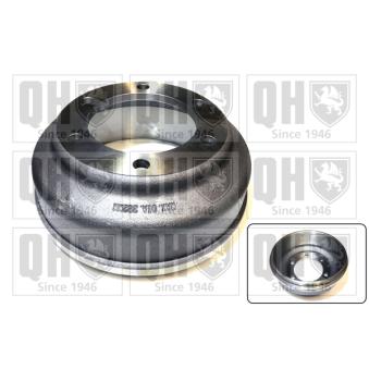 Tambour de frein QUINTON HAZELL BDR222 pour FORD TRANSIT 2.0 - 78cv