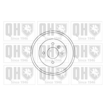 Tambour de frein QUINTON HAZELL OEM 3450387 Tambour de frein QUINTON HAZELL OEM 3450387