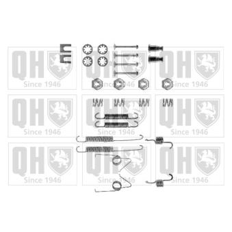 Kit d'accessoires, mâchoire de frein QUINTON HAZELL BFK245 pour FORD SIERRA 1.6 i - 80cv
