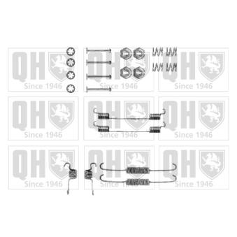 Kit d'accessoires, mâchoire de frein QUINTON HAZELL [BFK273]