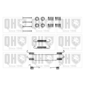 Kit d'accessoires, mâchoire de frein QUINTON HAZELL BFK279 pour FIAT TEMPRA 1.9 TD - 80cv