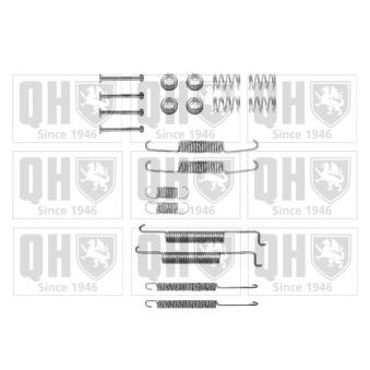 Kit d'accessoires, mâchoire de frein QUINTON HAZELL BFK305 pour AUDI 80 1.6 - 75cv