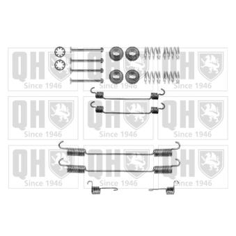 Kit d'accessoires, mâchoire de frein QUINTON HAZELL BFK390 pour PORSCHE CAYMAN 1.9 TD - 92cv