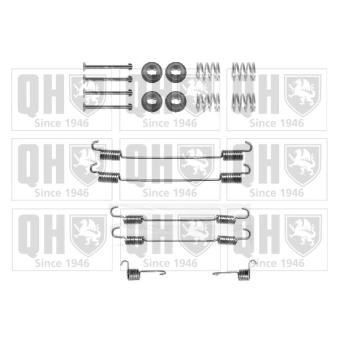 Kit d'accessoires, mâchoire de frein QUINTON HAZELL BFK396 pour PEUGEOT 406 1.8 16V - 110cv