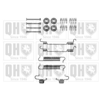 Kit d'accessoires, mâchoire de frein QUINTON HAZELL BFK427 pour RENAULT MASTER 2.5 DCI - 146cv