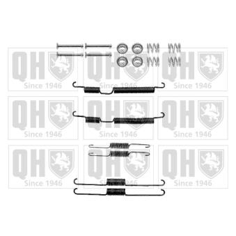 Kit d'accessoires, mâchoire de frein QUINTON HAZELL BFK452 pour HYUNDAI COUPE 2.0 16V - 135cv