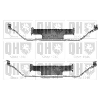 Kit d'accessoires, plaquette de frein à disque QUINTON HAZELL BFK611 pour CITROEN AMI M5 3.6 - 315cv
