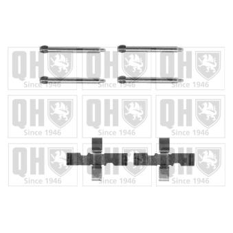 Kit d'accessoires, plaquette de frein à disque QUINTON HAZELL [BFK656]