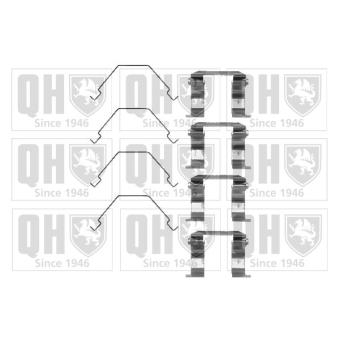 Kit d'accessoires, plaquette de frein à disque QUINTON HAZELL [BFK695]