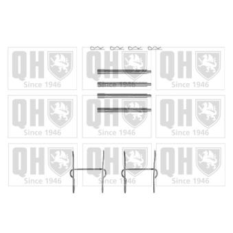 Kit d'accessoires, plaquette de frein à disque QUINTON HAZELL BFK748 pour SUZUKI VITARA 1.8 16V - 110cv