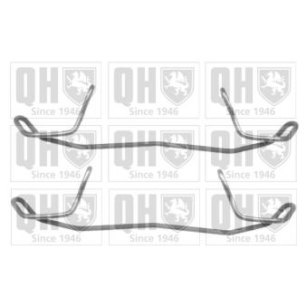 Kit d'accessoires, plaquette de frein à disque QUINTON HAZELL BFK774 pour VOLKSWAGEN SCIROCCO 1.9 TDI - 110cv