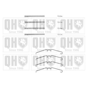 Kit d'accessoires, plaquette de frein à disque QUINTON HAZELL BFK867 pour RENAULT MASTER 28-35 2.0 - 80cv