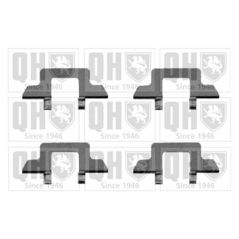 Kit d'accessoires, plaquette de frein à disque QUINTON HAZELL [BFK897]