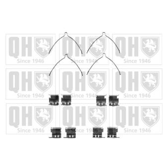 Kit d'accessoires, plaquette de frein à disque QUINTON HAZELL BFK916 pour TOYOTA COROLLA 1.9 D - 69cv
