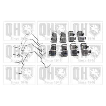 Kit d'accessoires, plaquette de frein à disque QUINTON HAZELL BFK945 pour KIA SHUMA 1.8 i 16V - 110cv
