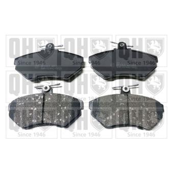 Jeu de 4 plaquettes de frein avant QUINTON HAZELL OEM 1HM698151