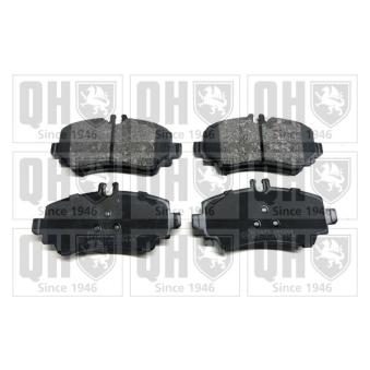 Jeu de 4 plaquettes de frein avant QUINTON HAZELL OEM 1684200020