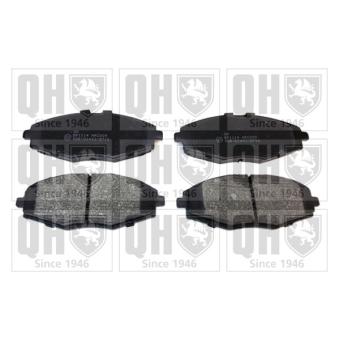 Jeu de 4 plaquettes de frein avant QUINTON HAZELL OEM 01110040240