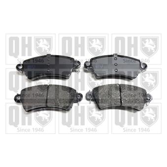 Jeu de 4 plaquettes de frein avant QUINTON HAZELL OEM 172103