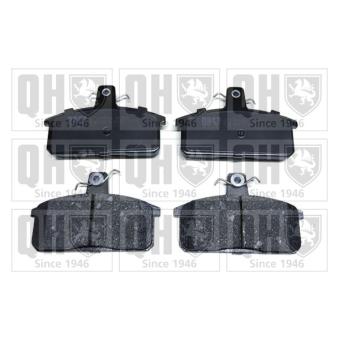 Jeu de 4 plaquettes de frein avant QUINTON HAZELL OEM 00000A00906