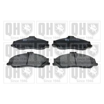Jeu de 4 plaquettes de frein avant QUINTON HAZELL OEM 4509599