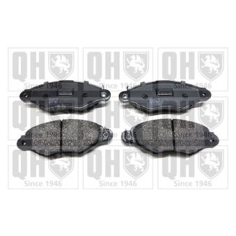 Jeu de 4 plaquettes de frein avant QUINTON HAZELL OEM 425205