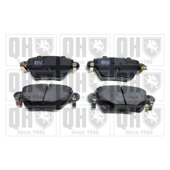 Jeu de 4 plaquettes de frein arrière QUINTON HAZELL OEM 1S7J2M008AA