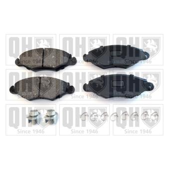 Jeu de 4 plaquettes de frein avant QUINTON HAZELL OEM 425205