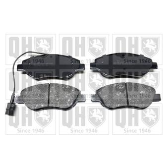 Jeu de 4 plaquettes de frein avant QUINTON HAZELL OEM 71770002