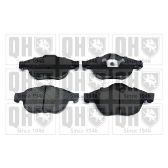 Jeu de 4 plaquettes de frein avant QUINTON HAZELL OEM 7701209672