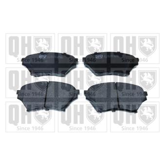 Jeu de 4 plaquettes de frein avant QUINTON HAZELL OEM N0Y93323Z