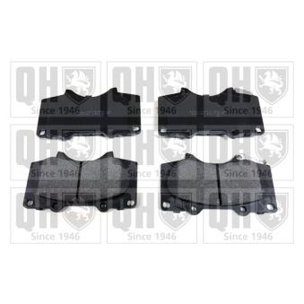 Jeu de 4 plaquettes de frein avant QUINTON HAZELL OEM 4605B994