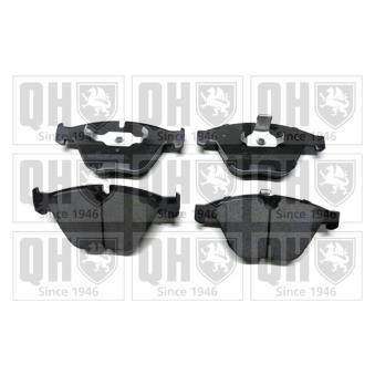 Jeu de 4 plaquettes de frein avant QUINTON HAZELL OEM 34116763089