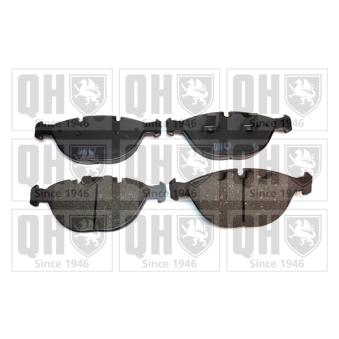 Jeu de 4 plaquettes de frein avant QUINTON HAZELL OEM 34116756350