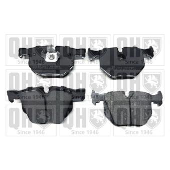 Jeu de 4 plaquettes de frein arrière QUINTON HAZELL OEM 34212413040 Jeu de 4 plaquettes de frein arrière QUINTON HAZELL OEM 34212413040