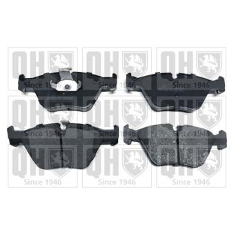 Jeu de 4 plaquettes de frein avant QUINTON HAZELL OEM 34112157573