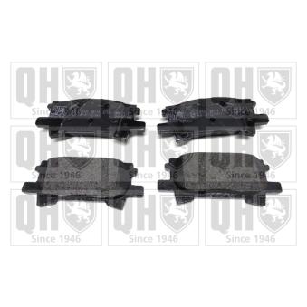 Jeu de 4 plaquettes de frein arrière QUINTON HAZELL OEM 0446648060
