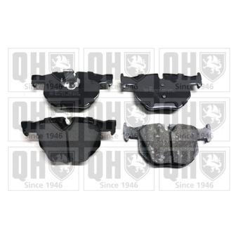 Jeu de 4 plaquettes de frein arrière QUINTON HAZELL OEM 34212339276