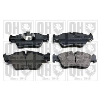Jeu de 4 plaquettes de frein avant QUINTON HAZELL OEM 34116767147