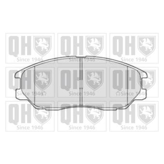 Jeu de 4 plaquettes de frein avant QUINTON HAZELL OEM 4813008BA0