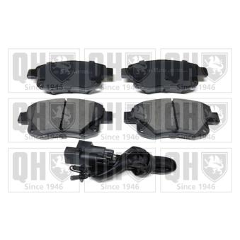 Jeu de 4 plaquettes de frein arrière QUINTON HAZELL OEM 6C1Z2200A
