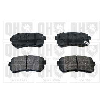 Jeu de 4 plaquettes de frein arrière QUINTON HAZELL OEM 583022YA70