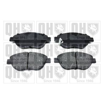 Jeu de 4 plaquettes de frein avant QUINTON HAZELL OEM 8660004793