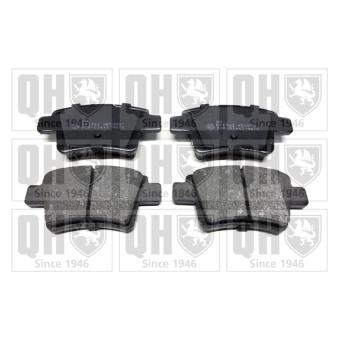 Jeu de 4 plaquettes de frein arrière QUINTON HAZELL OEM 1611141080 Jeu de 4 plaquettes de frein arrière QUINTON HAZELL OEM 1611141080