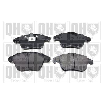 Jeu de 4 plaquettes de frein avant QUINTON HAZELL OEM 425477