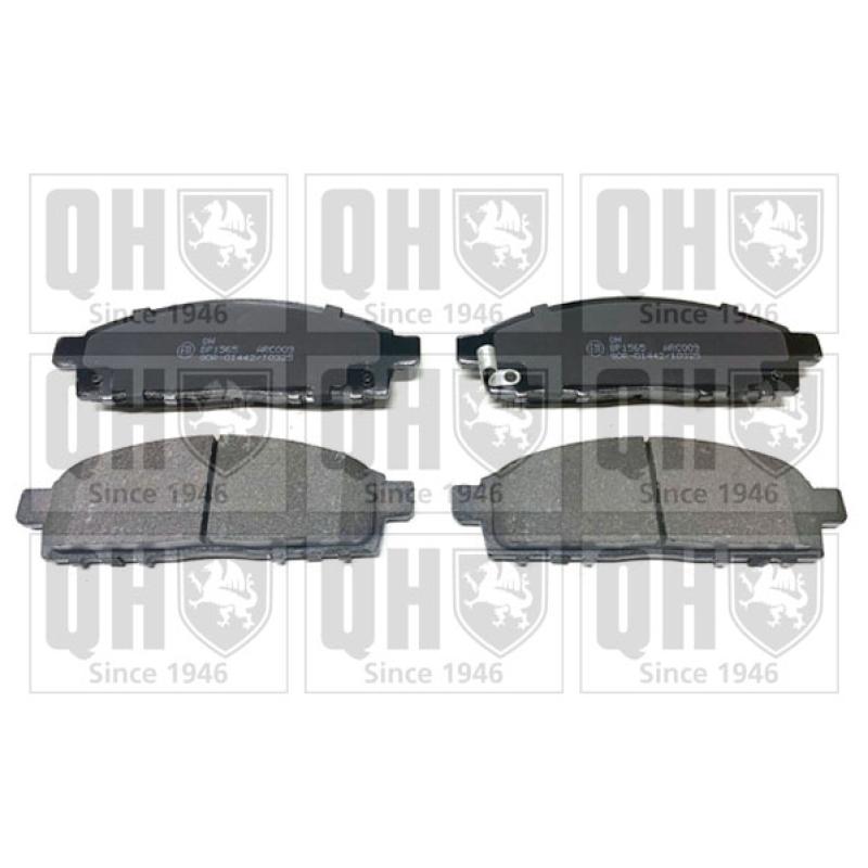 Jeu de 4 plaquettes de frein avant QUINTON HAZELL BP1565 - Visuel 1