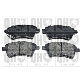 Jeu de 4 plaquettes de frein avant QUINTON HAZELL OEM 71750033