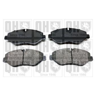 Jeu de 4 plaquettes de frein avant QUINTON HAZELL OEM 5801268964 Jeu de 4 plaquettes de frein avant QUINTON HAZELL OEM 5801268964