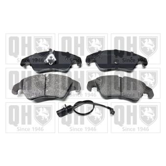 Jeu de 4 plaquettes de frein avant QUINTON HAZELL OEM 8K0698151E Jeu de 4 plaquettes de frein avant QUINTON HAZELL OEM 8K0698151E